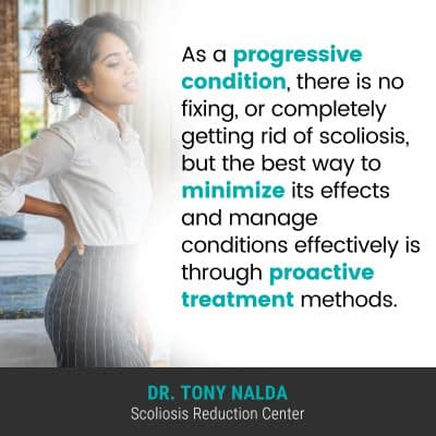 As a progressive condition, there is